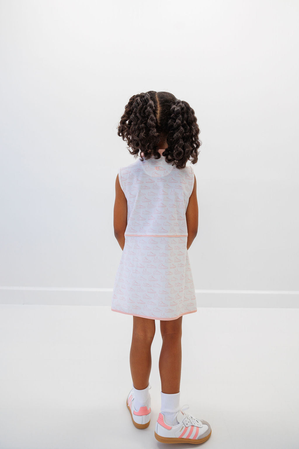 Pink Sneaker Sport Skort Dress