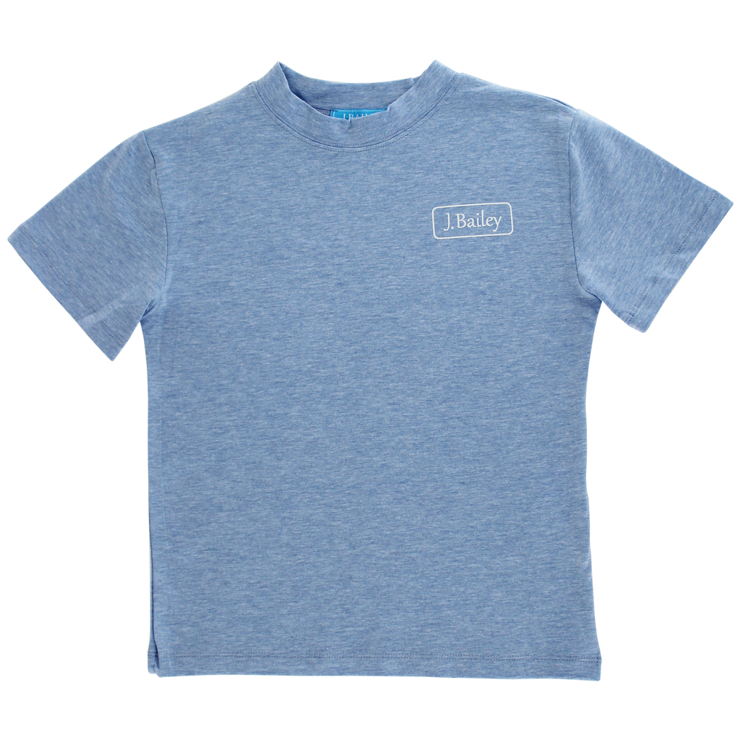 Short Sleeve Tee - Retriever on Blue