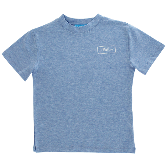 Short Sleeve Tee - Retriever on Blue