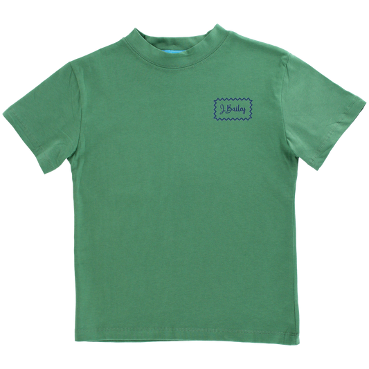Short Sleeve Tee - Sharks on Sage