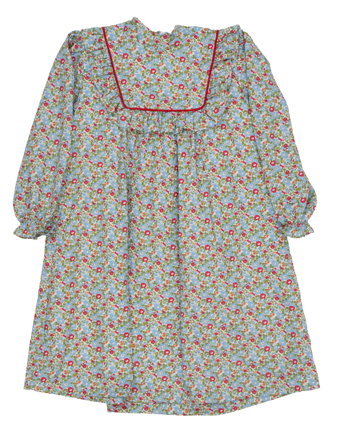 Haley Evergreen Floral Dress