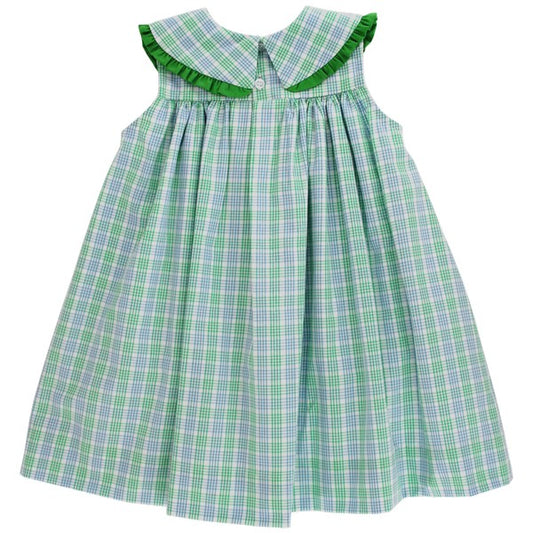 Green/Blue Dover Plaid Float Dress