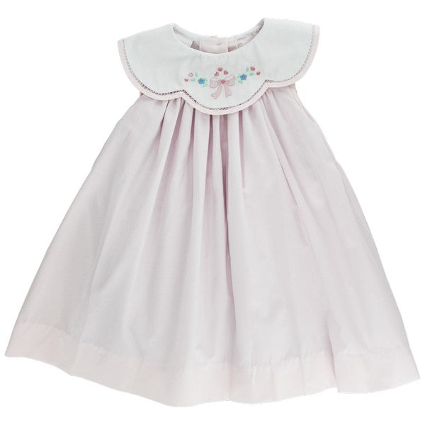 Bow on Vine Collar Pink Dress