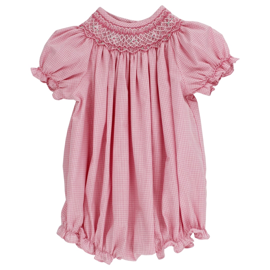 Pink Smocked Bishop Bubble
