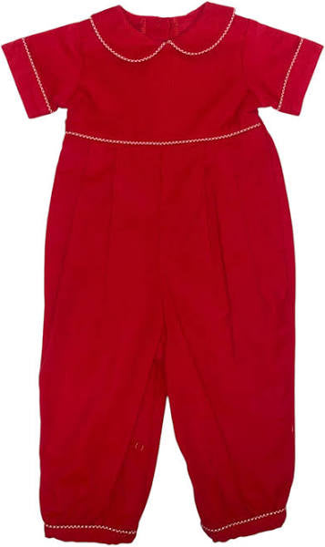 Red Cord Spencer Bubble Romper