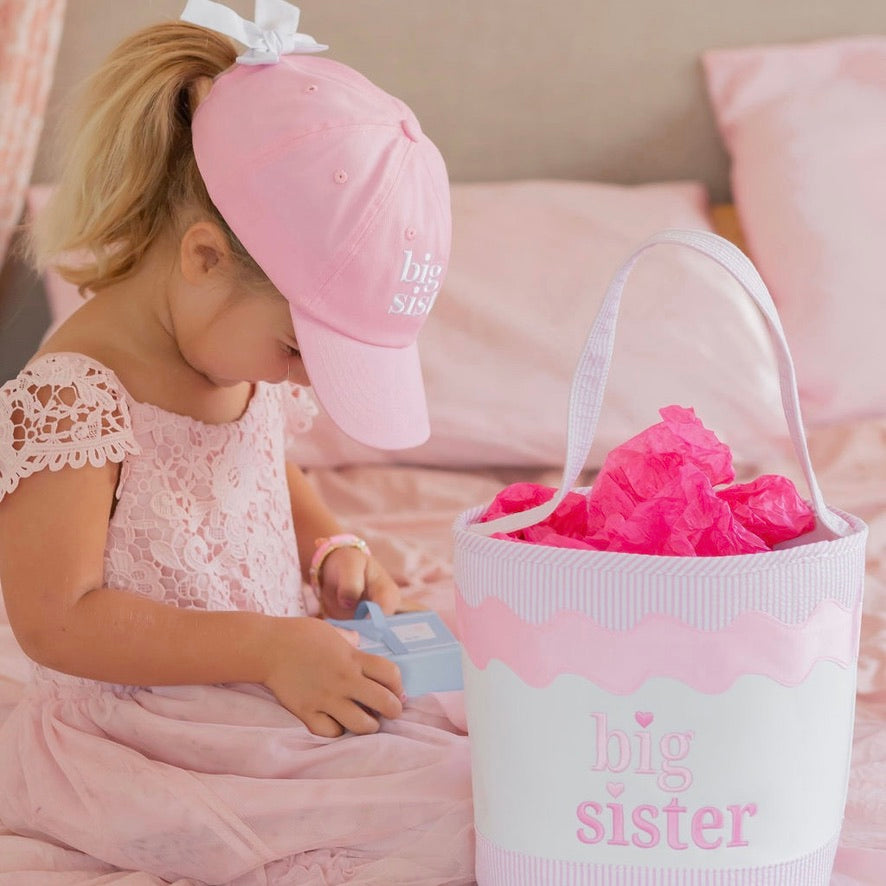 Big Sister Bow Baseball Hat