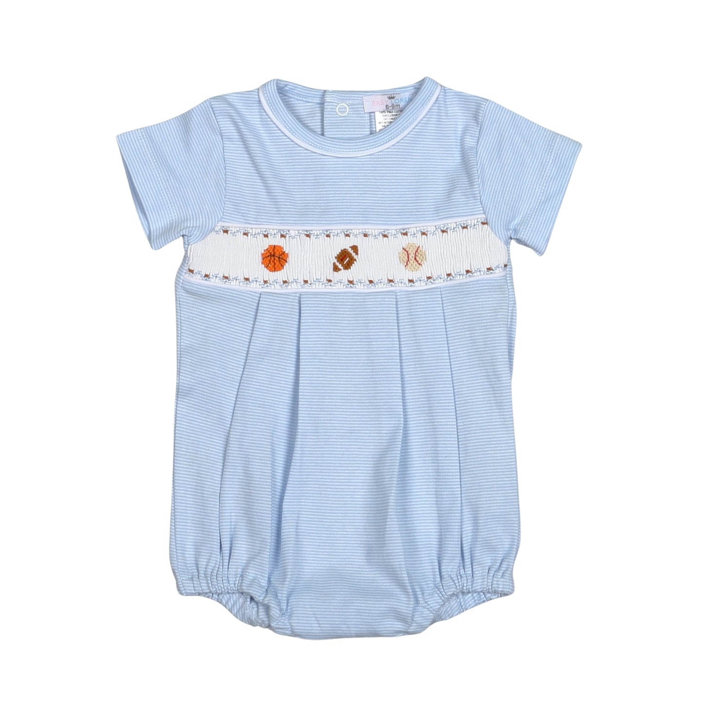 Sport Hand Smocked Pima Bubble