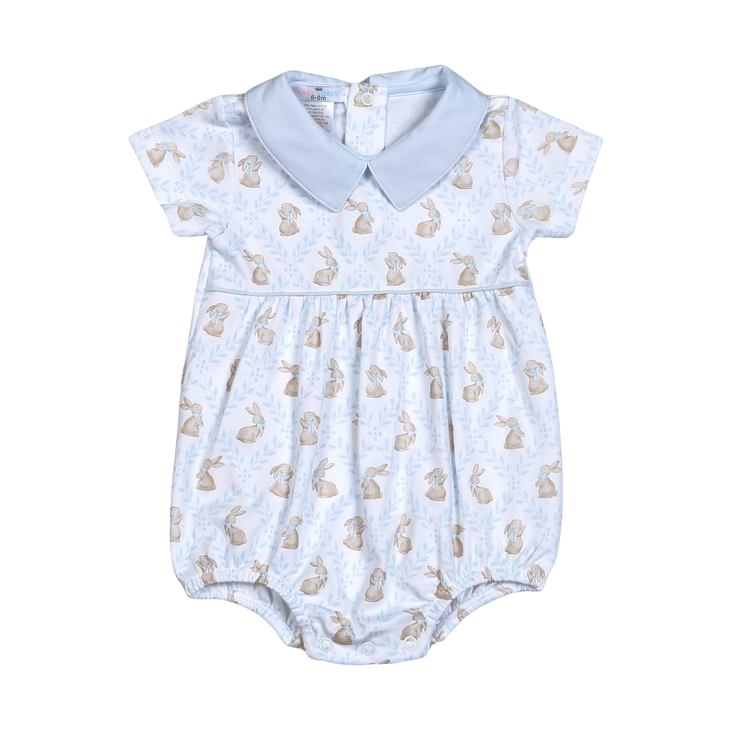 Light Blue Bunny Pima Bubble