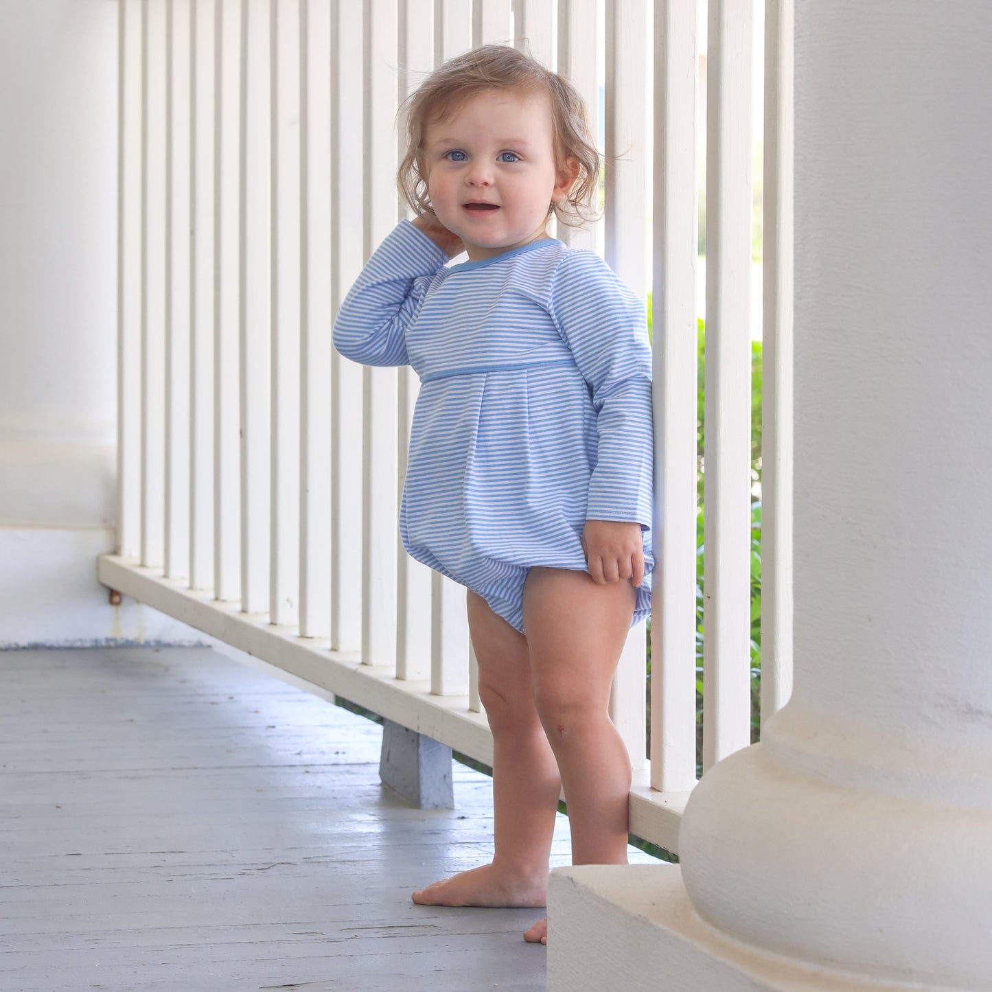 Bennett Bubble - Cornflower Stripe