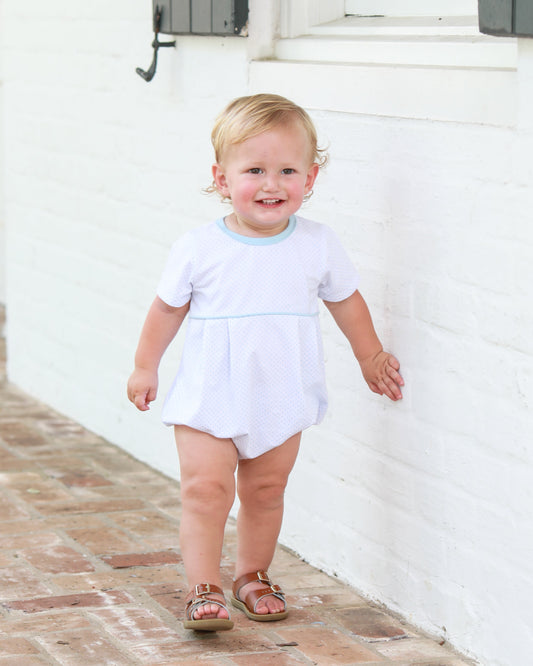 Bentley Bubble Light Blue Bitty Dot