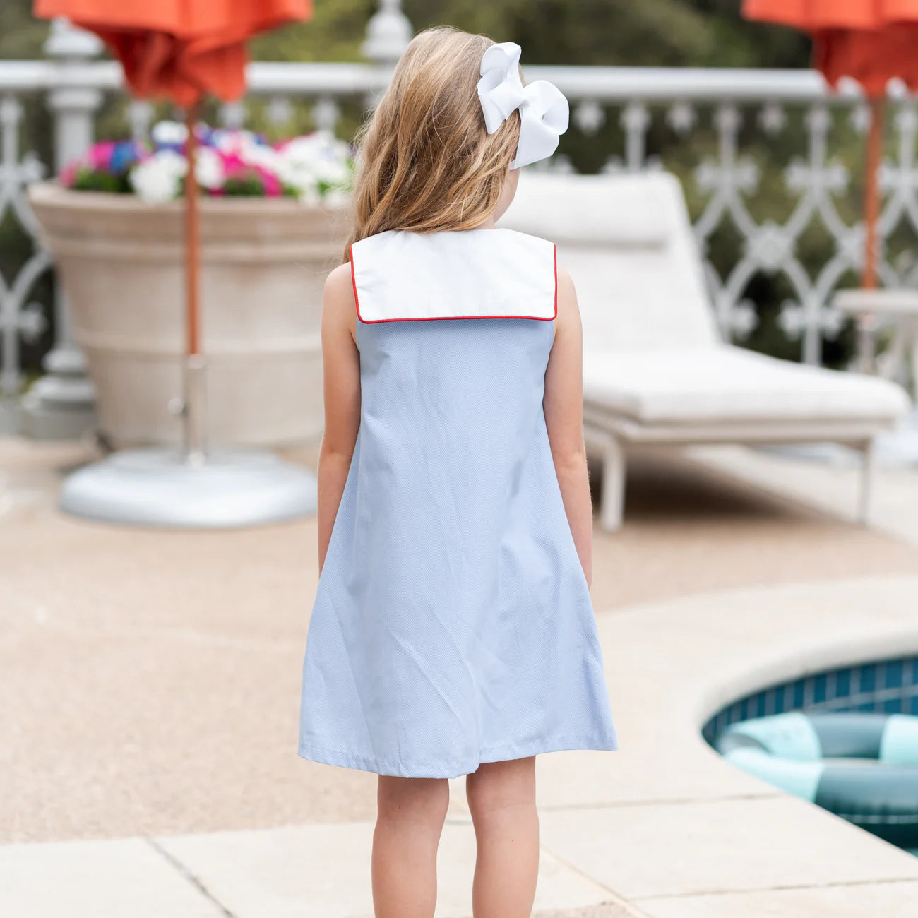 Sadie Girl Dress - Nautical