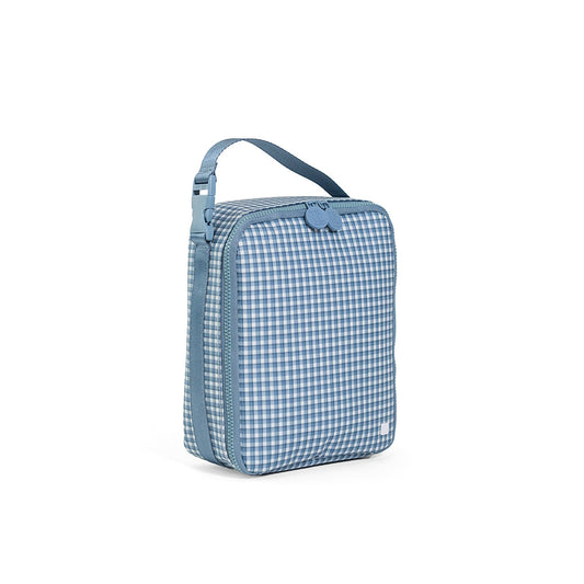 LUNCH BOX Insulated Lunch Bag - RODEO CHECK INDIGO