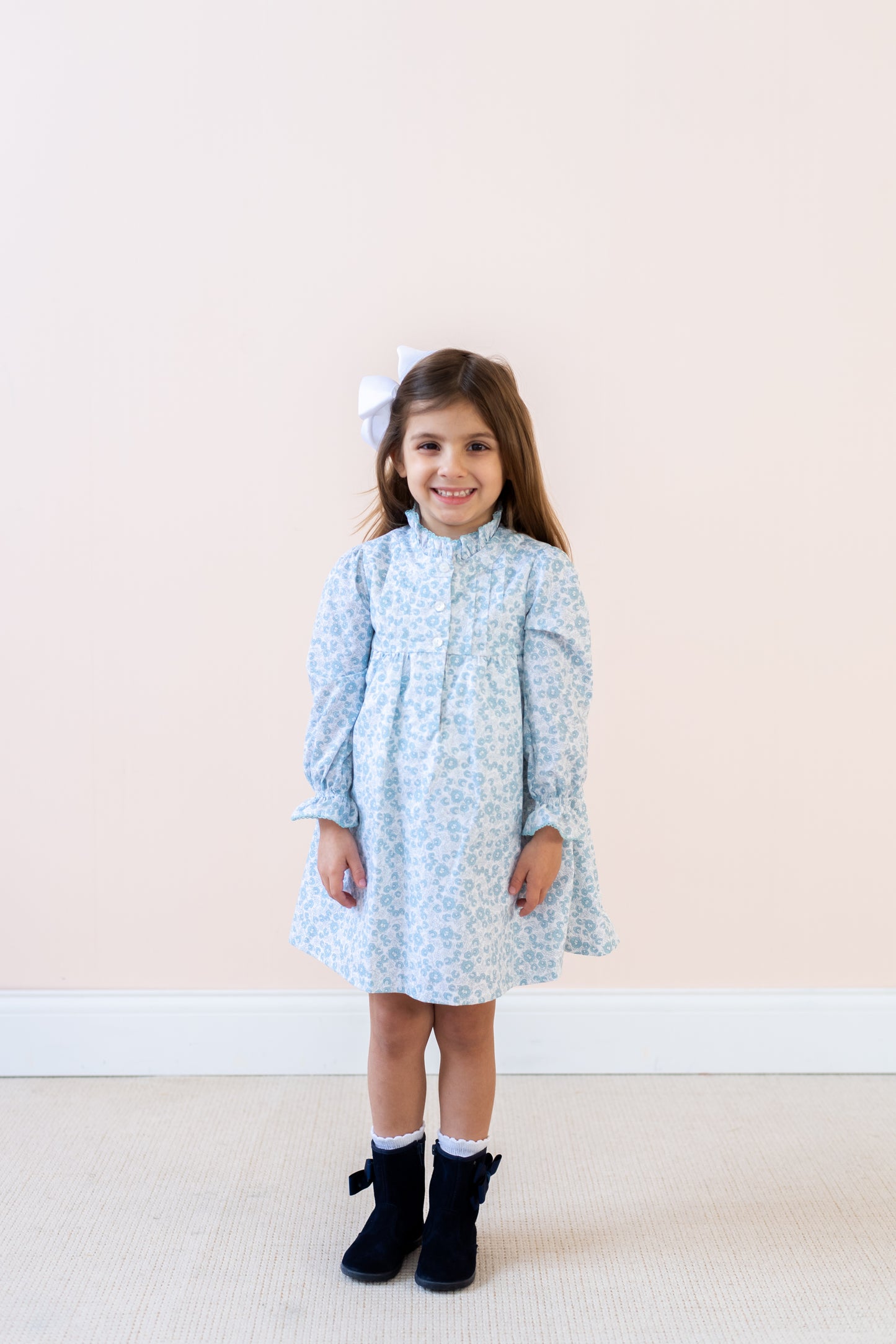 Victoria Blue Floral Dress