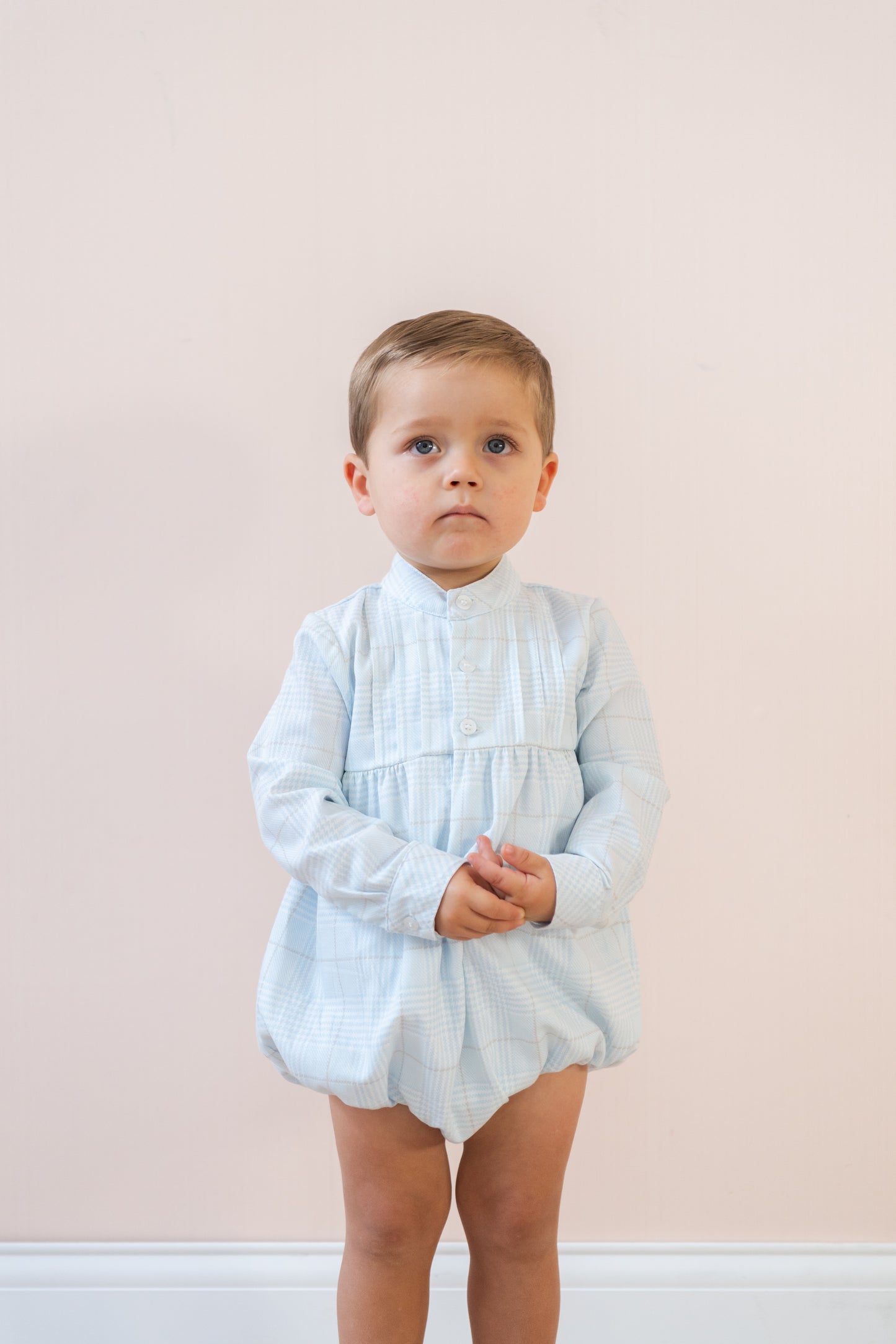 Johnathan Boy Bubble Blue Plaid