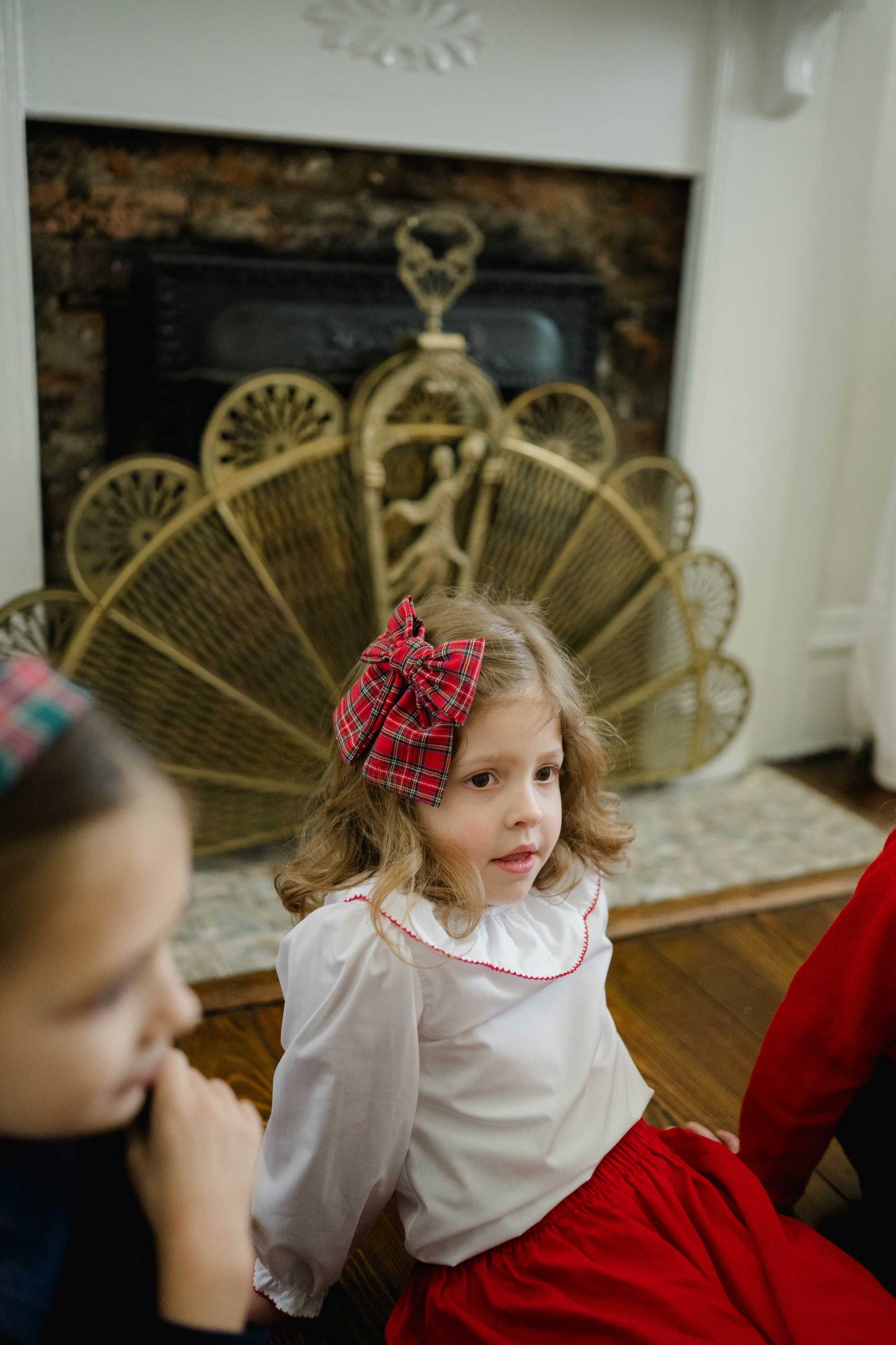 Sailor Bow Red Tartan