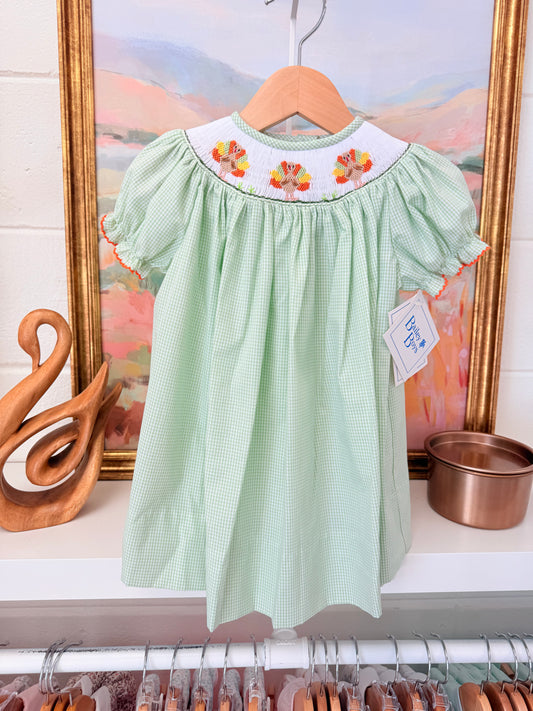 Turkey Trio Smocked Bishop