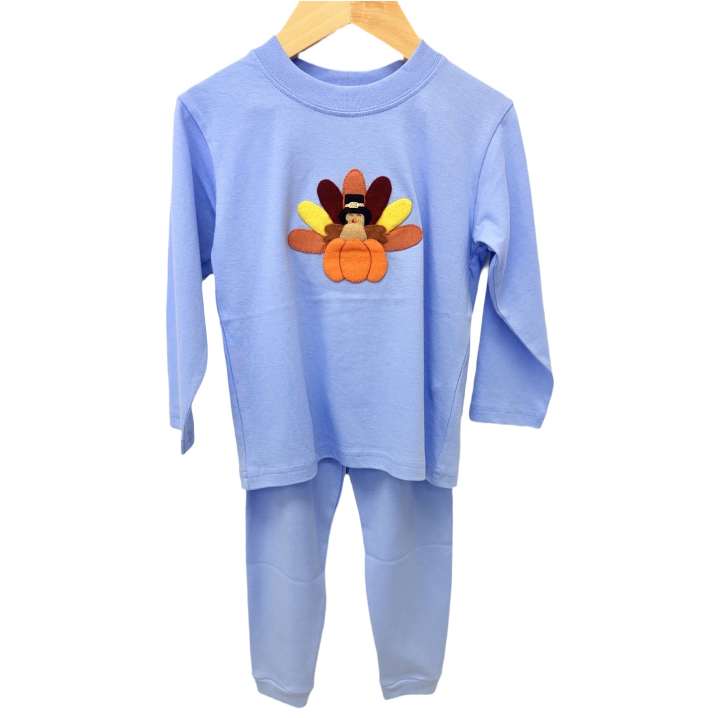 Turkey Blue Knit Jogger Set