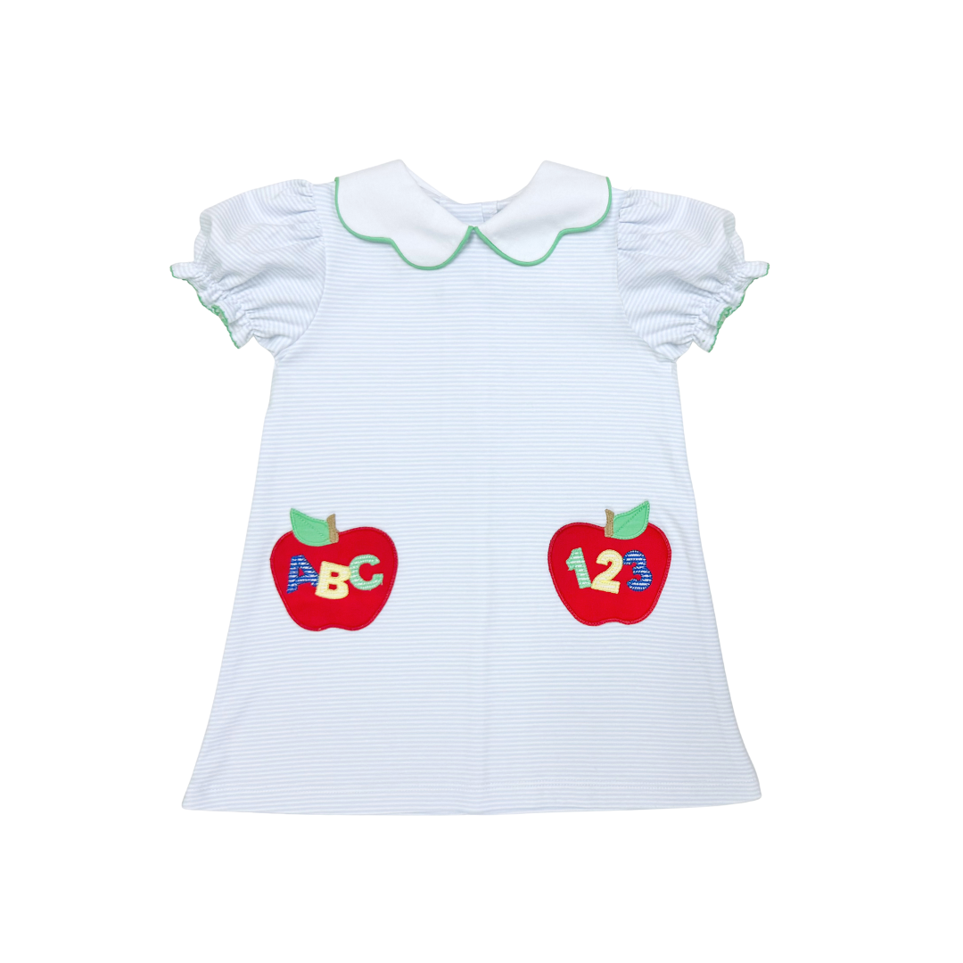 ABC Pockets Mint Stripe Dress
