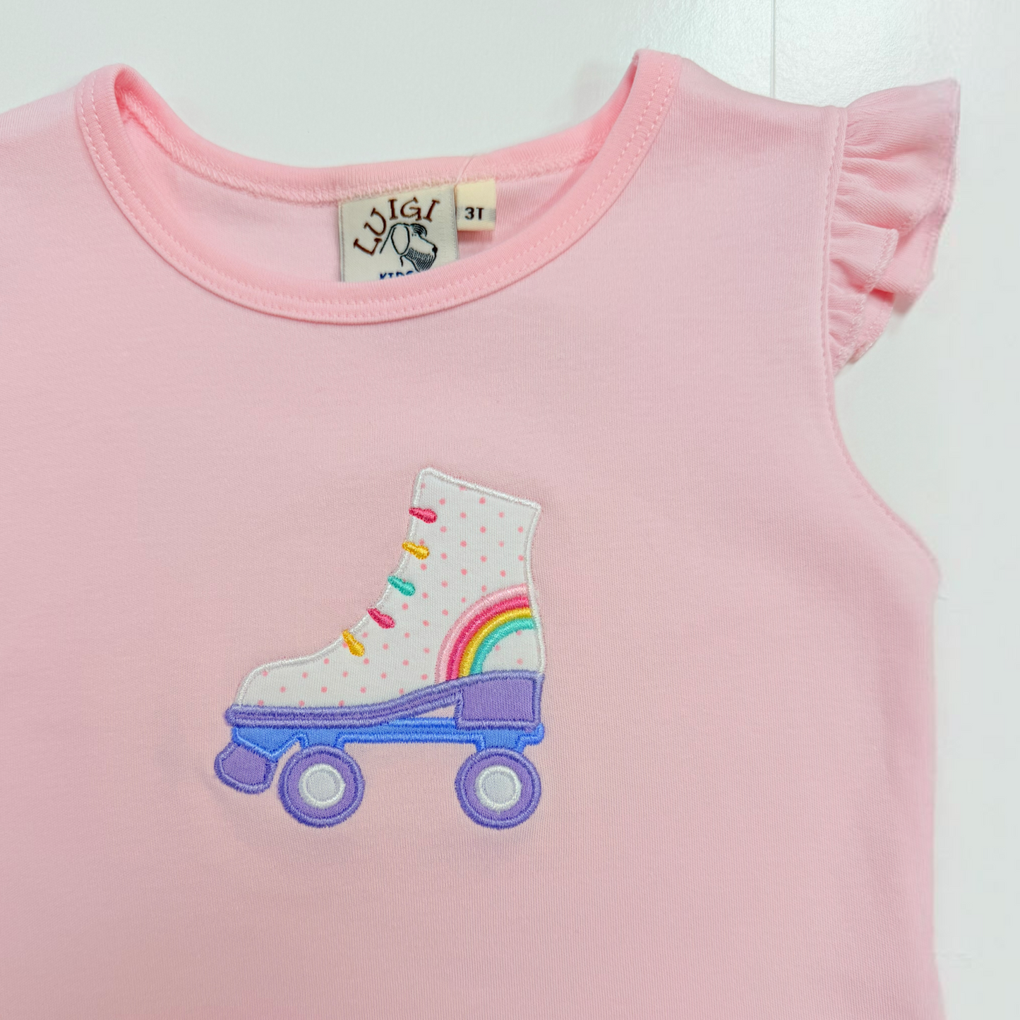 Roller Skate Pink & Purple Skort Set