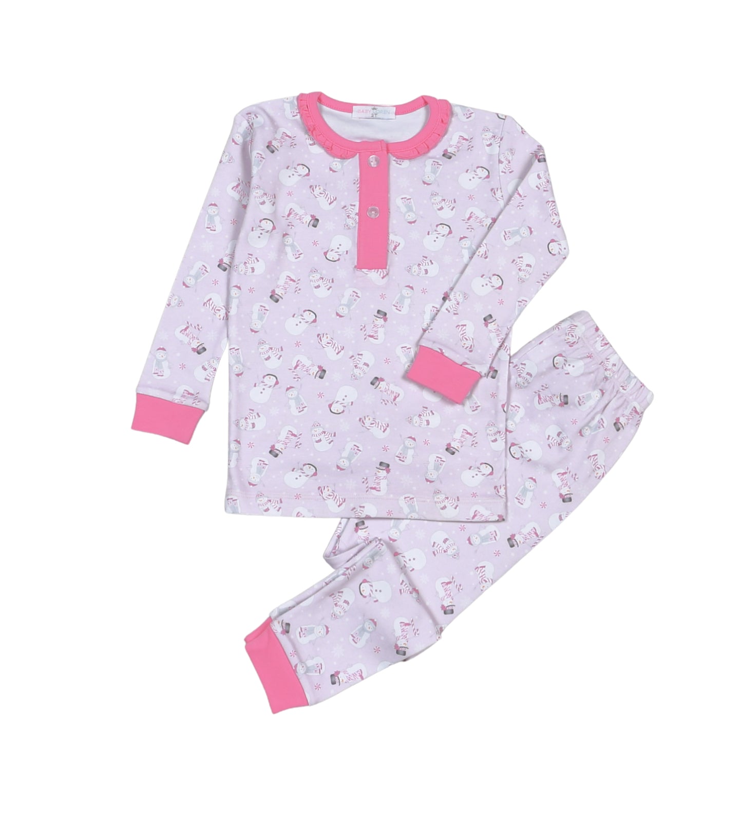 Pink Polar Pals Long Sleeve Lounge Set