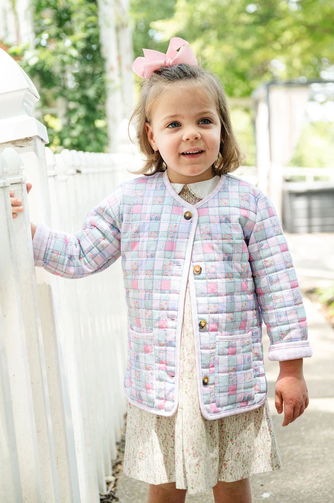 Floral Patchwork Quilted Jacket