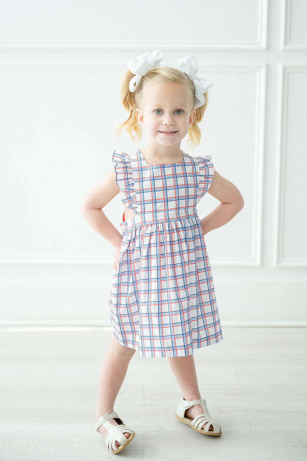 Patriotic Plaid Dress