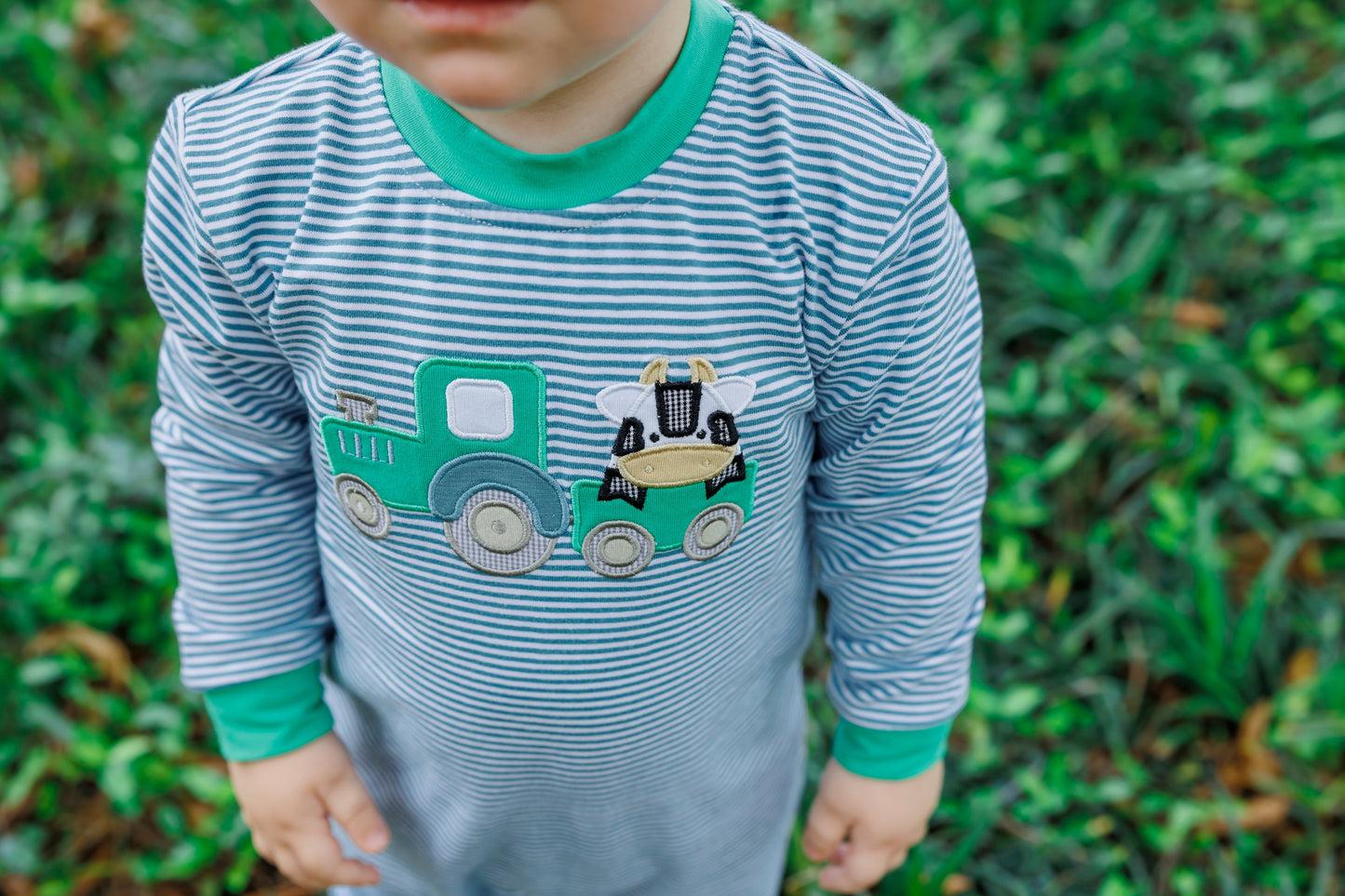Tractor and Cow Romper