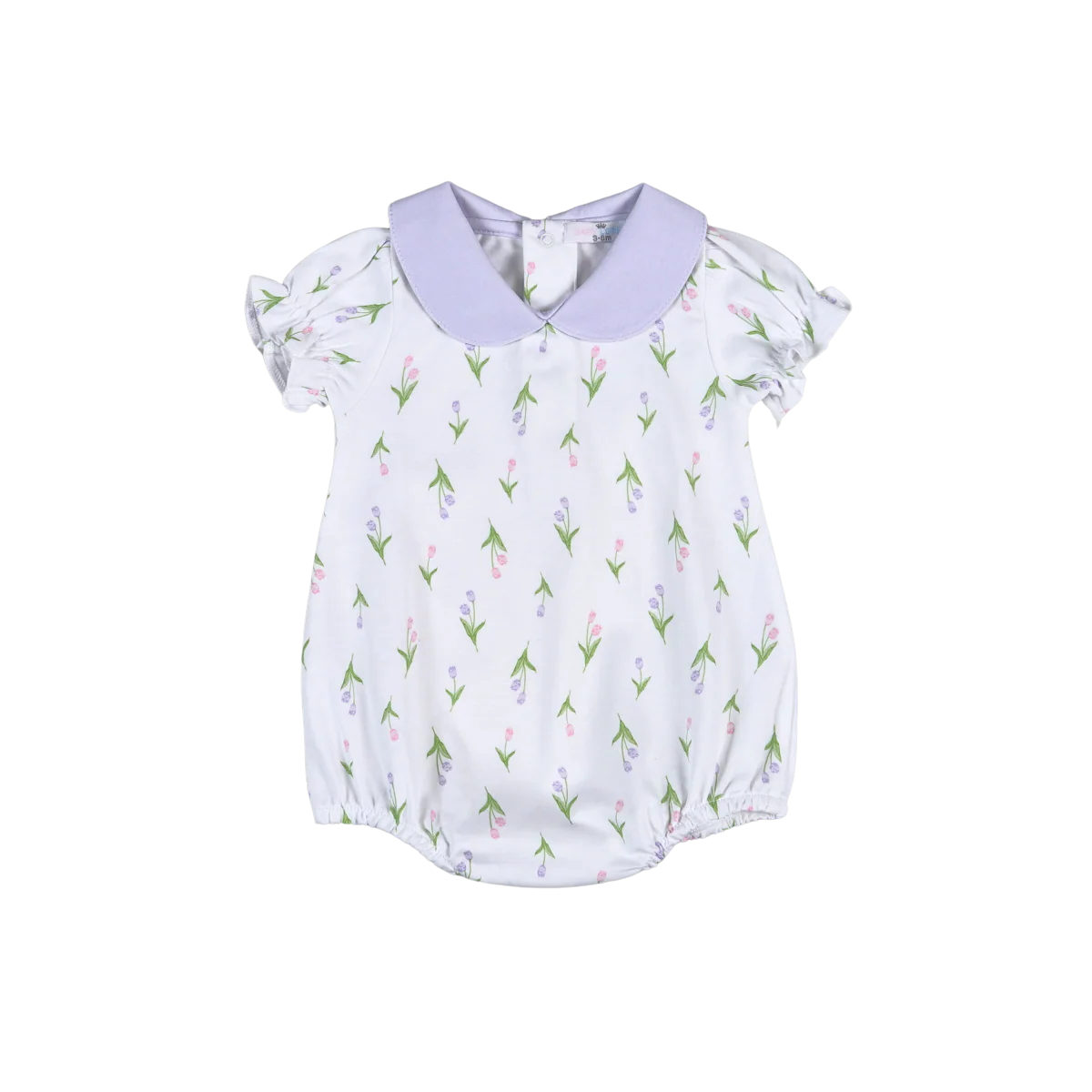 Zoe Floral Pima Bubble | Lavender