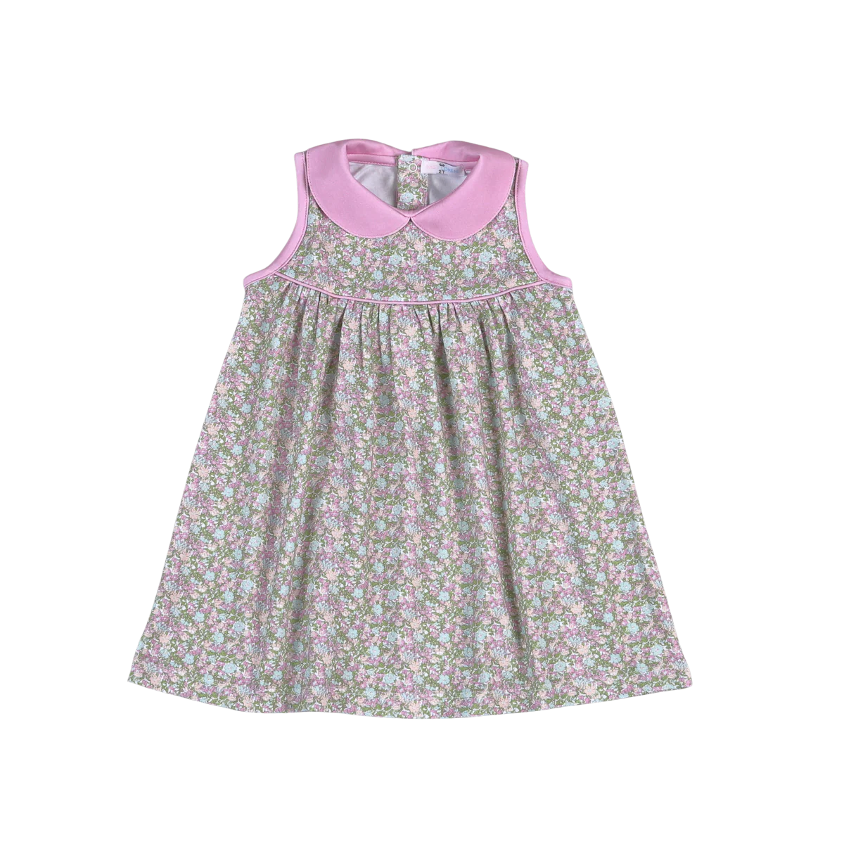 Eve Floral Dress | pink & green