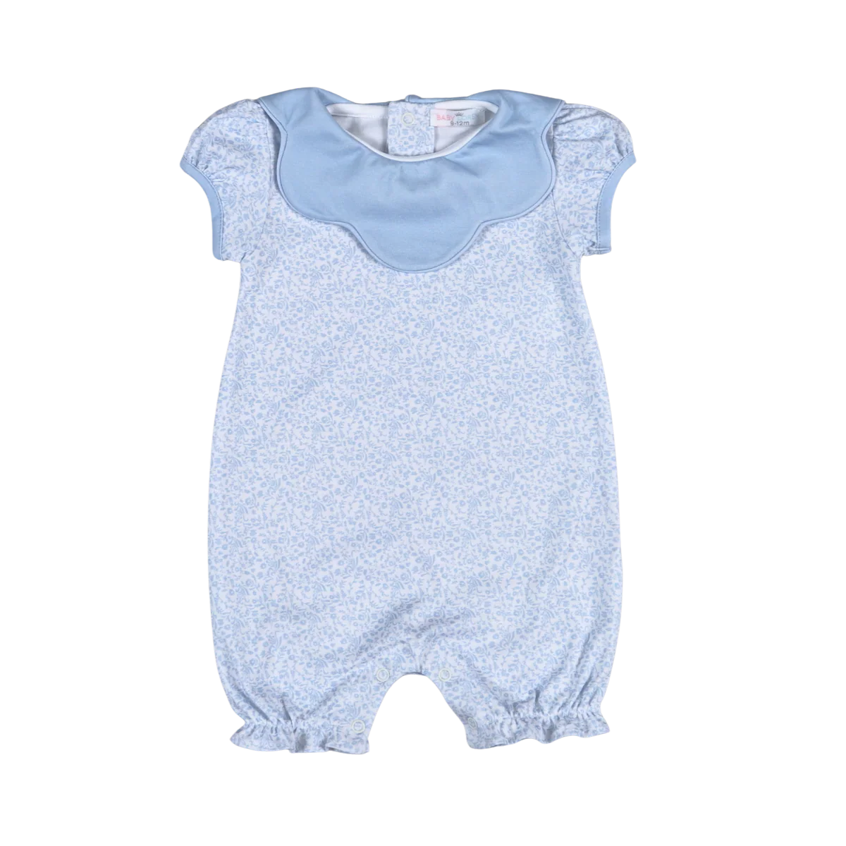 Ivy Floral Bubble Romper | blue