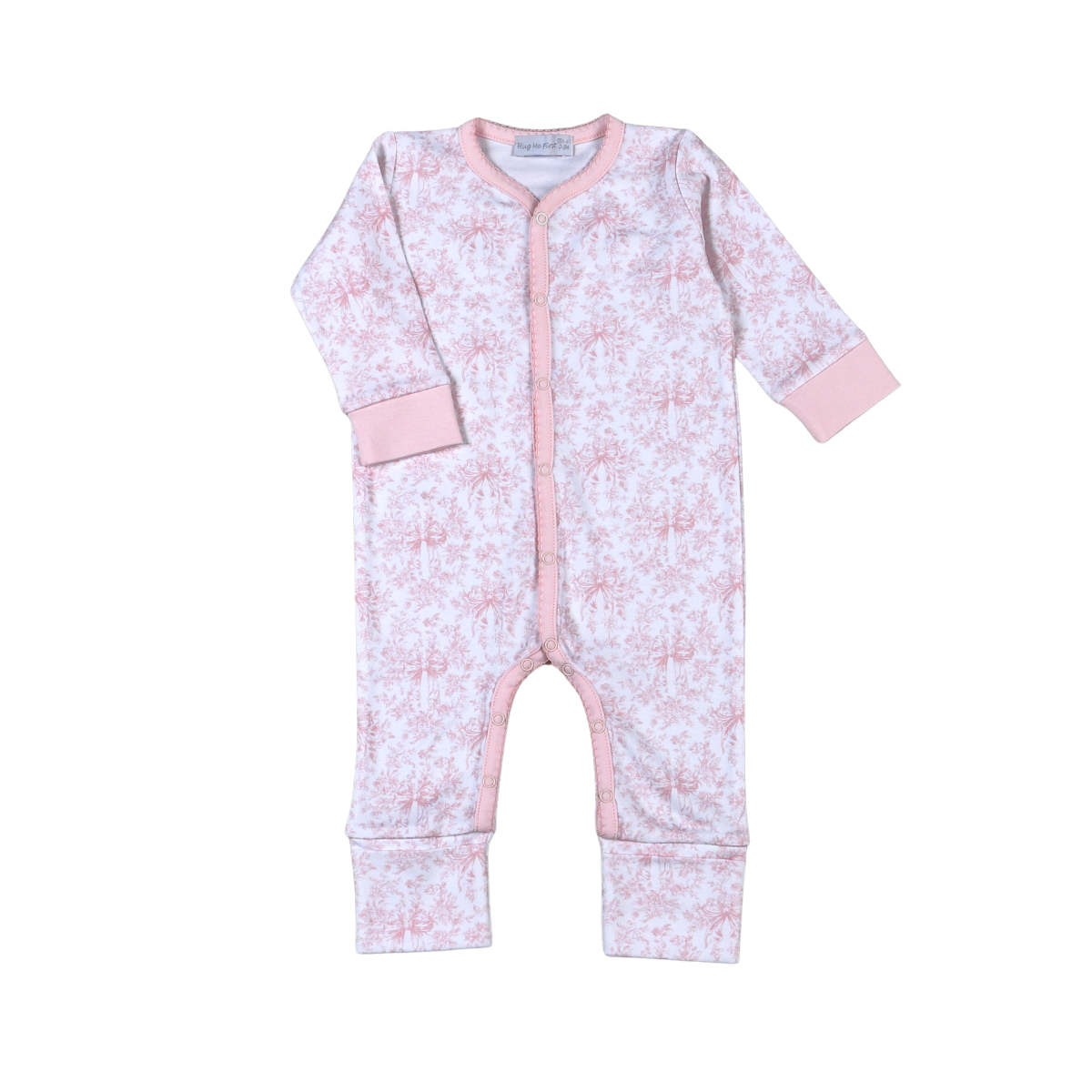Gigi Pink Toile Pima Playsuit