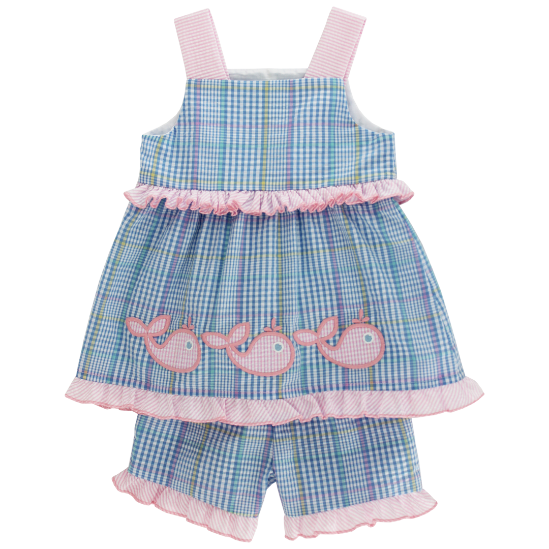 Whale Wishes Girl Short Set