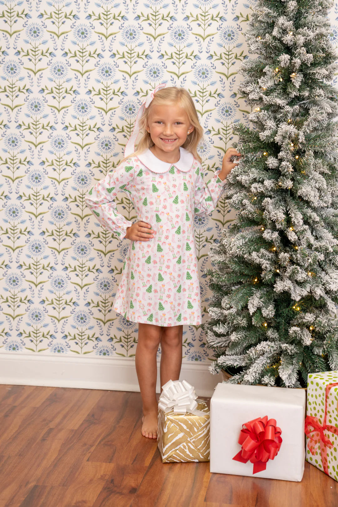 Presley Kait Preppy Christmas Dress