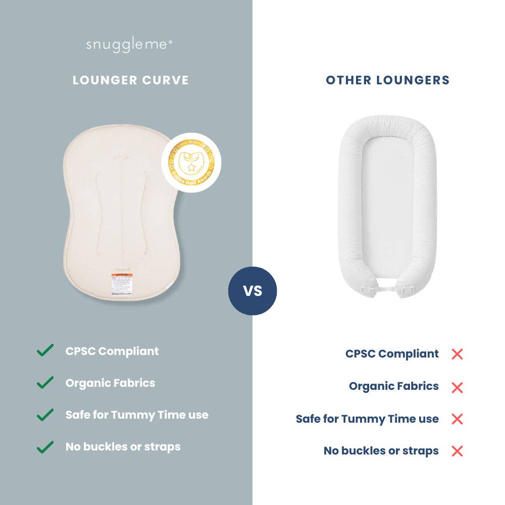 Infant Lounger Curve | Sage