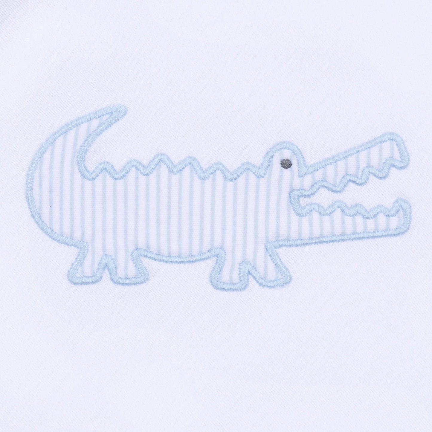 Gator Applique Bubble - Light Blue