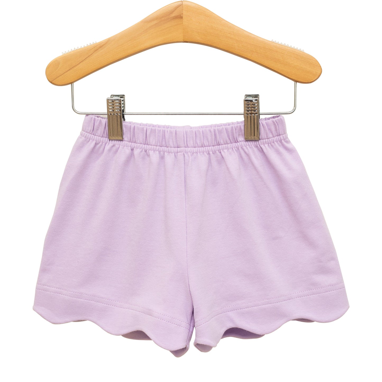 Scalloped Shorts Lavender