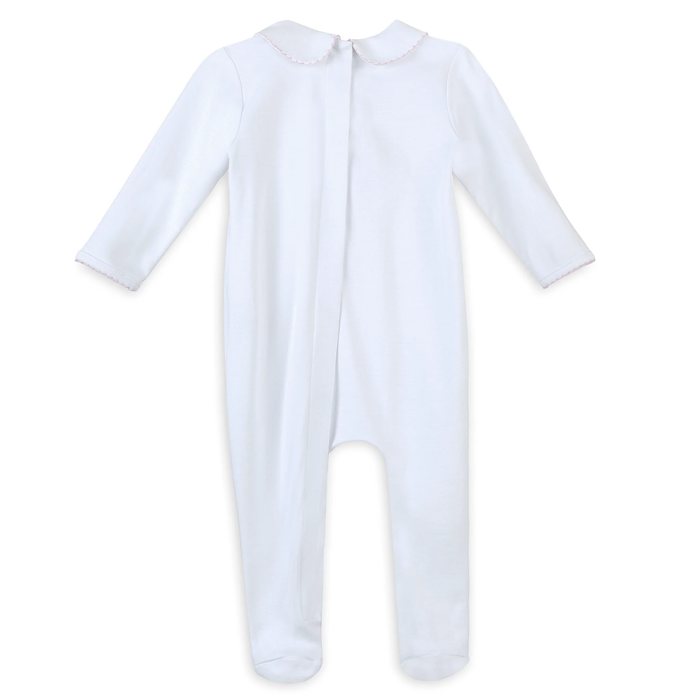 Lizzie's Classic Pink Smocked Footie