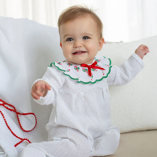 Swiss Candy Cane Footie