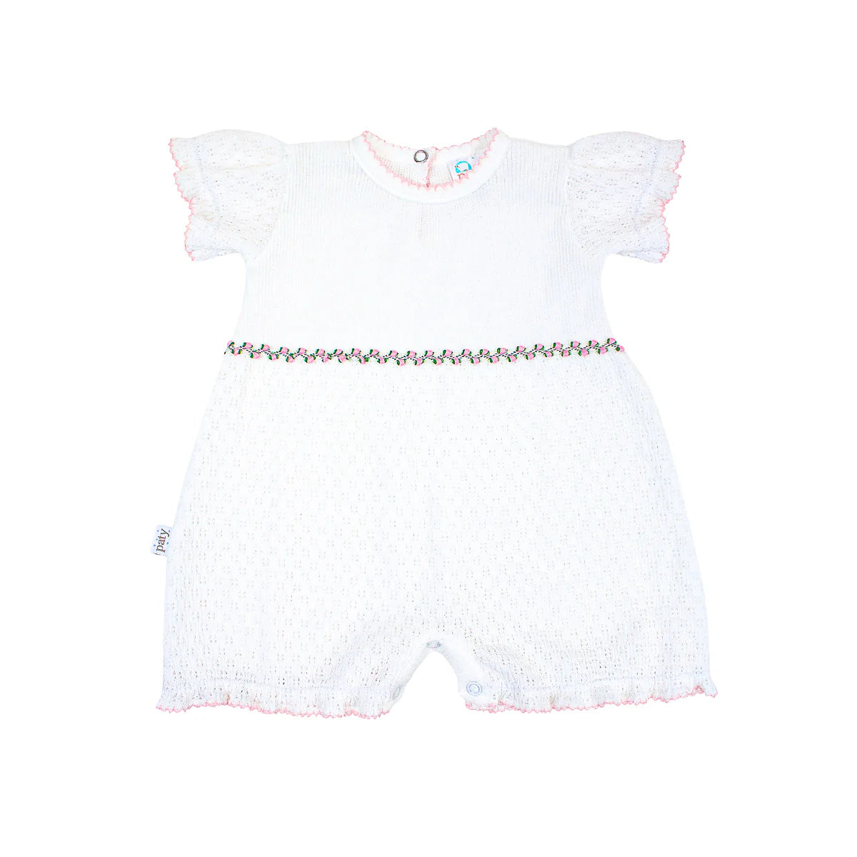 Knit Bubble - Ruth Pink Floral Trim