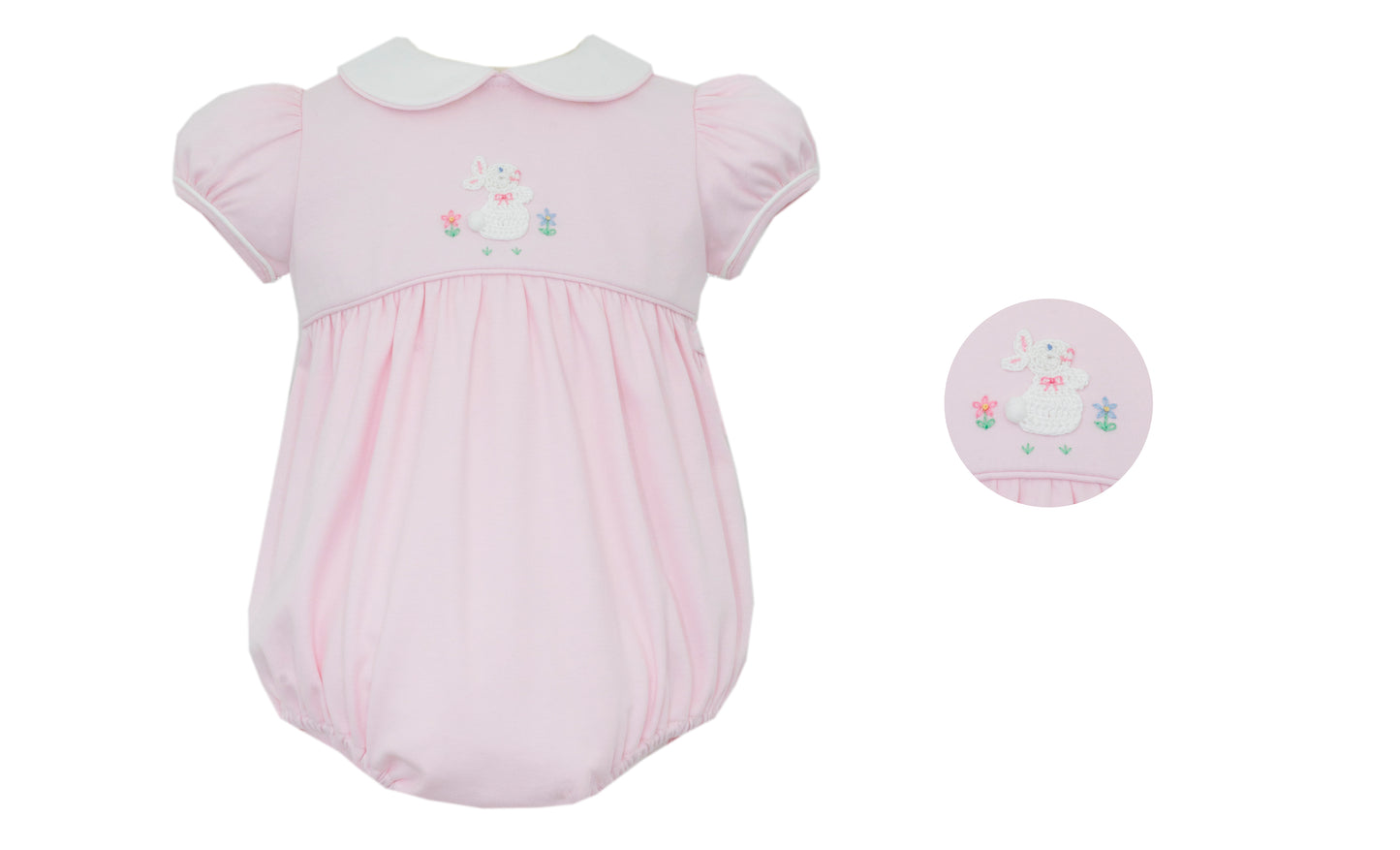 Pink Bunny Knit Bubble