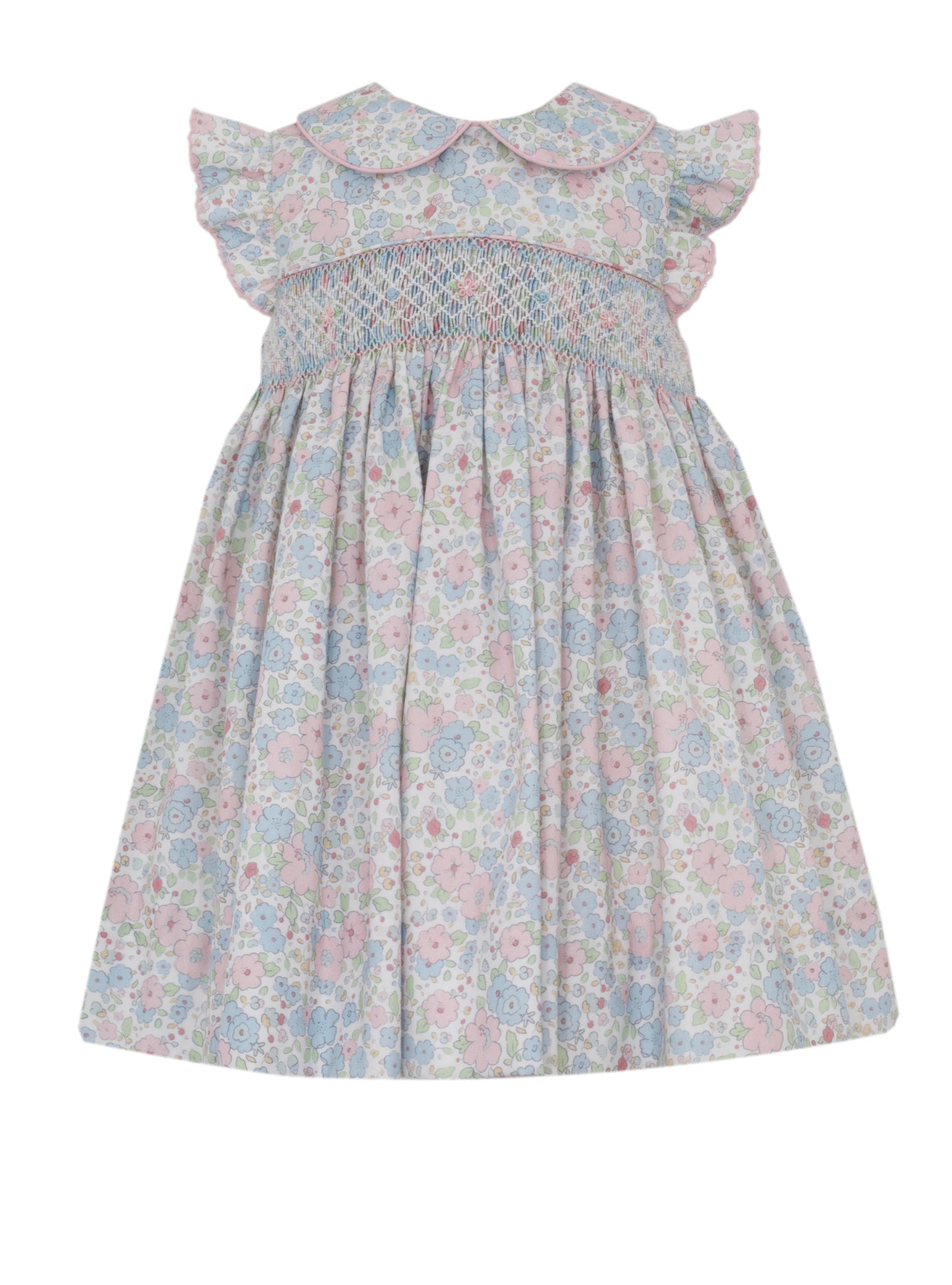 Caroline Floral Sleeveless Smock Dress