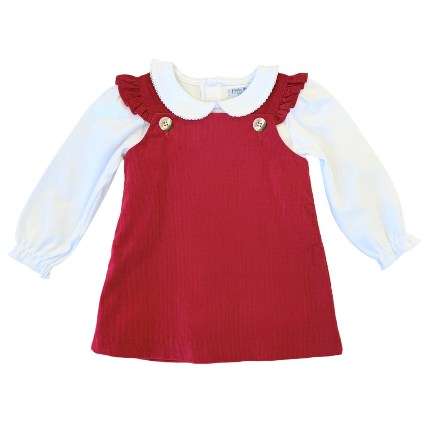 Red Cord Jumper w/ White Top Set
