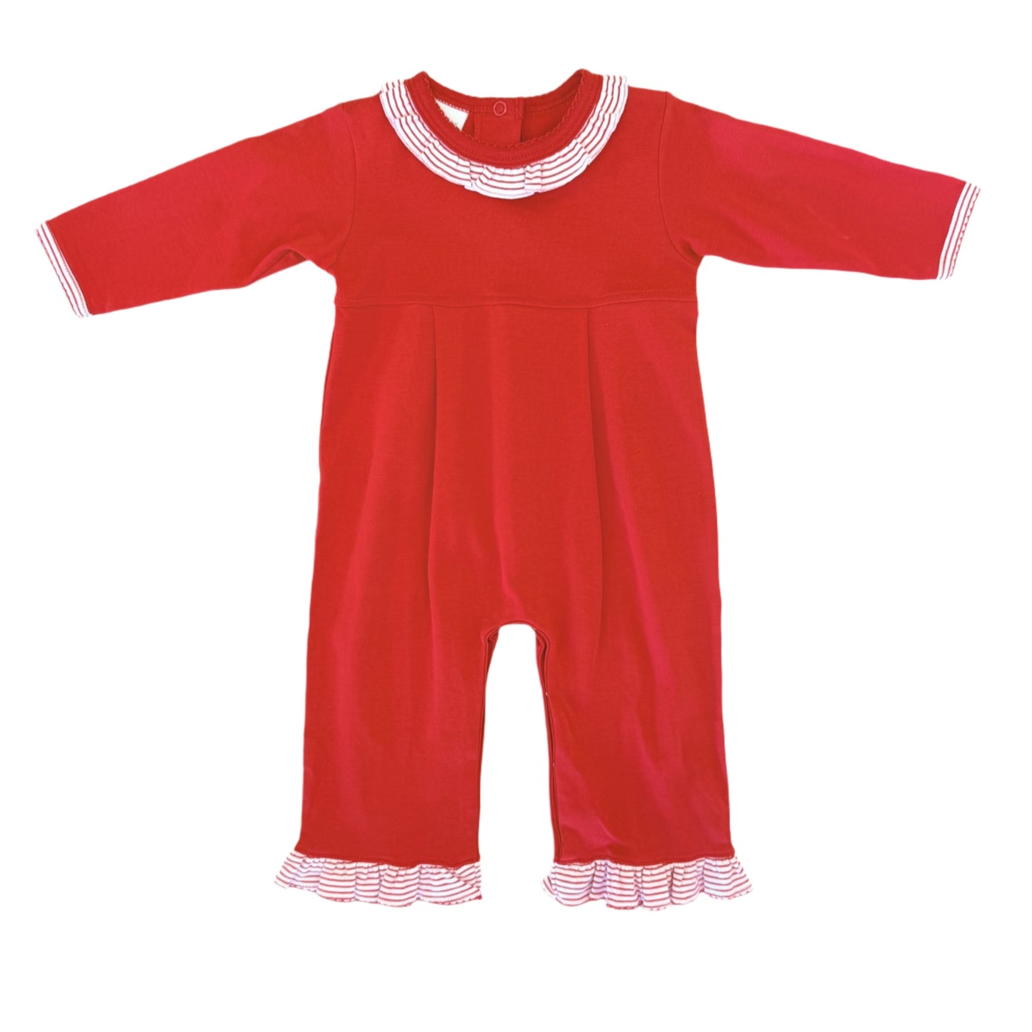 Squiggles Red Stripe Romper