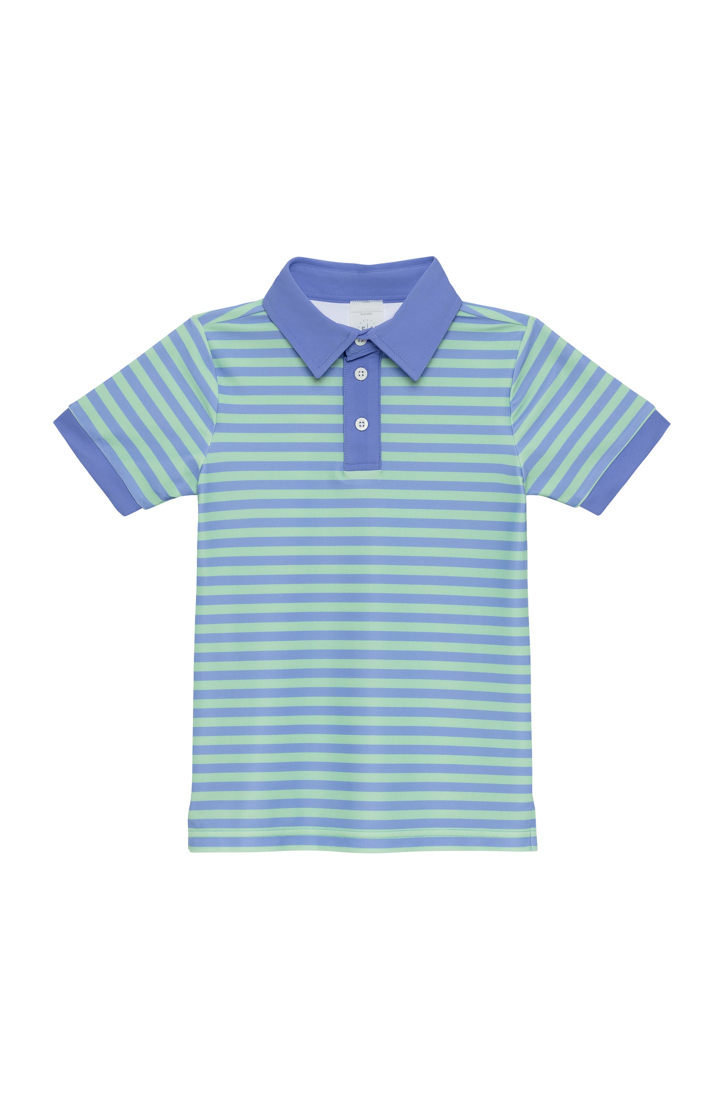 Blue/Green Stripe Sport Polo