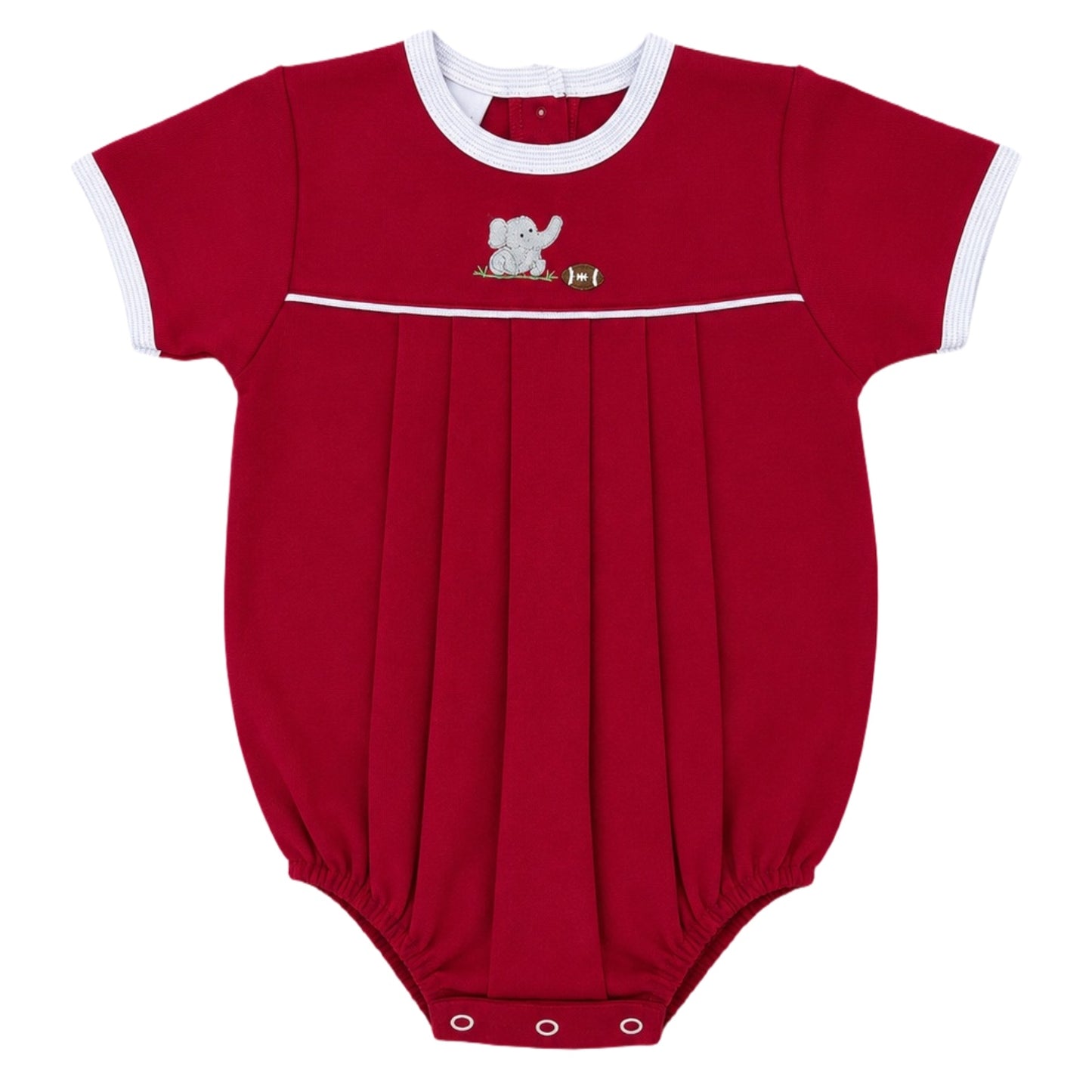 Crimson Baby Elephant Boy Bubble