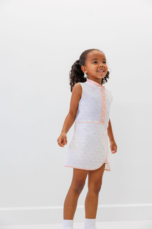 Pink Sneaker Sport Skort Dress