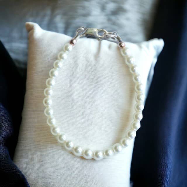 Classic Pearls Girls Bracelet