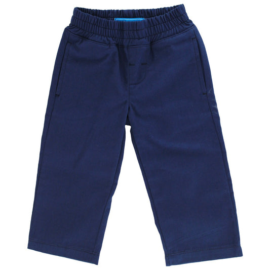 Pull On Navy Twill Pants