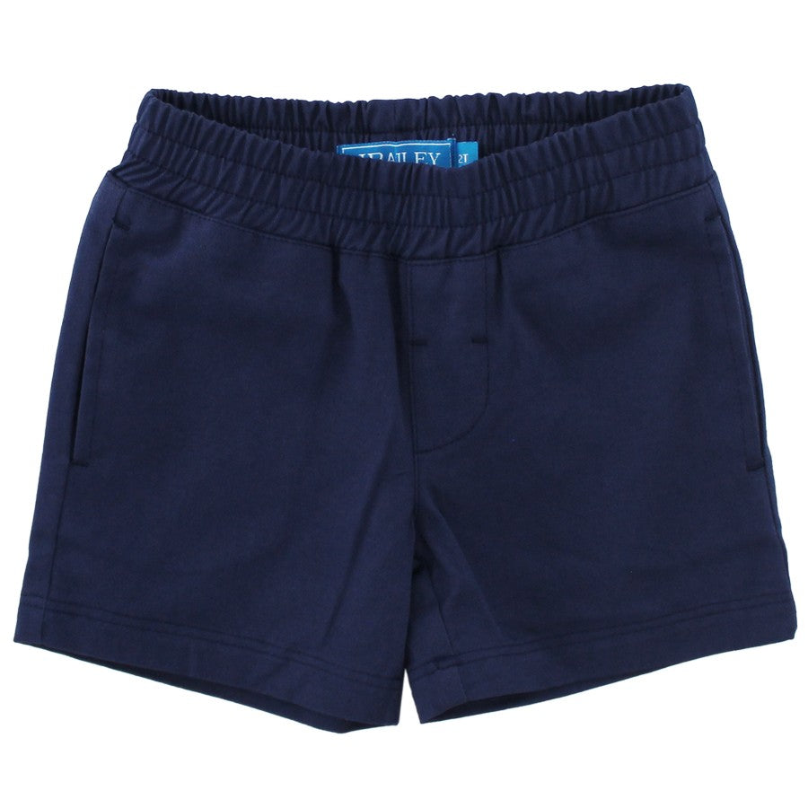 Navy Pull On Short