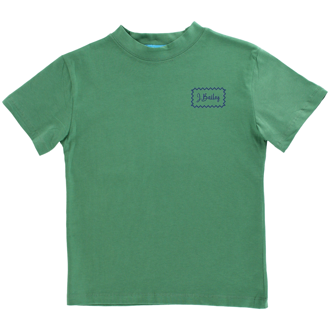 Short Sleeve Tee - Sharks on Sage